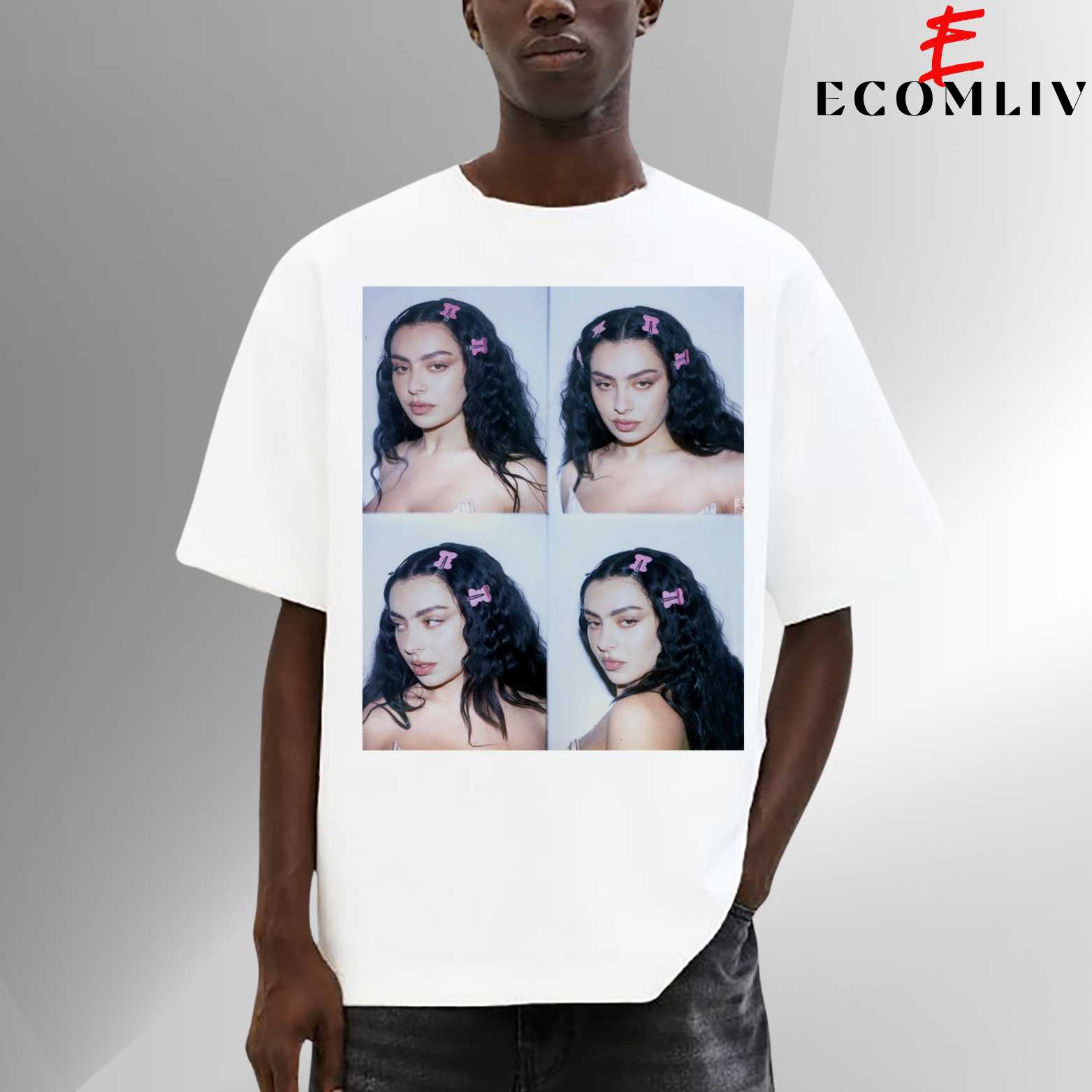 Charli Xcx Face Tee, Unisex Streetwear Shirt